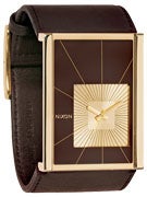 Nixon The Motif Girls Watch All Gold/Brown