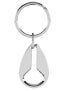 Nixon Mini Icon Keychain Polished Nickel