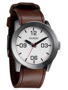 Nixon The Private Watch  Silver/Brown