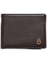 Nixon Pass Bi-Fold ID Leather Wallet Brown