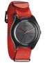 Nixon The Quad Watch  Neon Orange Nylon