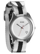 Nixon The Quad Watch  White/Black Nylon