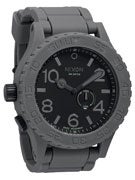 Nixon The Rubber 51-30 Watch  Gray/Black
