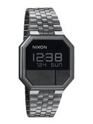 Nixon The Re-Run Watch  All Gunmetal/Black