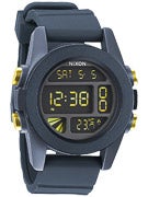 Nixon The Unit Watch  Steel Blue/Yellow Ano