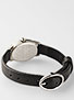Nixon The Scarlet Leather Watch  Black