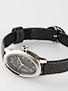Nixon The Scarlet Leather Watch  Black