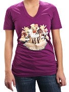 Nixon Sunday V-Neck Girls Shirt