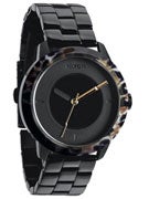 Nixon The Divvy Girls Watch/ All Black/Leopard