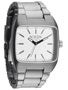 Nixon The Manual II Watch  Sanded Steel/White