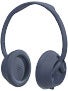 Trooper 3-Button Mic Headphones Matte Blue Steele