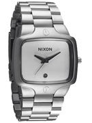 Nixon The Player Watch  Sanded Steel/White