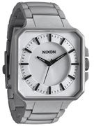 Nixon The Platform Watch  Sanded Steel/White