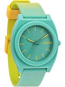 Nixon The Time Teller P Watch  Yellow/Teal Fade