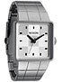 Nixon The Quatro Watch  Sanded Steel/White