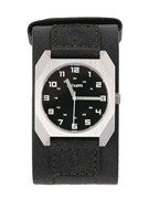 Nixon The Scout Leather Watch Black