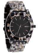 Nixon The Time Teller Acetate Watch  Leopard