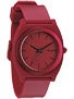 Nixon The Time Teller P Watch  Dark Red Ano