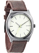 Nixon The Time Teller Watch  Gunmetal/Brown