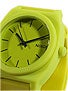 Nixon The Time Teller P Watch  Neon Yellow