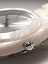 Nixon The Time Teller Acetate Watch  White Granite