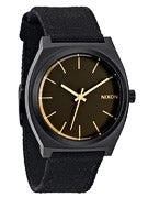 Nixon The Time Teller Watch  Matte Black/Orange Tint