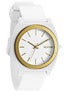 Nixon The Time Teller P Watch  White/Gold Ano