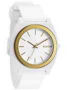 Nixon The Time Teller P Watch  White/Gold Ano