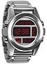 Nixon The Unit SS Watch  Silver/Red