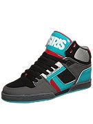Osiris NYC 83 Shoes  Black/Teal/Red