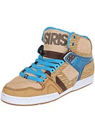 Osiris Bronx Shoes Brown/Tan/Cyan