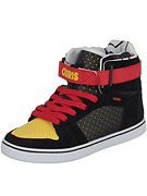 Osiris Rhyme Shoes Black/Yellow/Red/Del