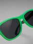 Oakley Blacklight Green/Black Frogskins Sunglasses