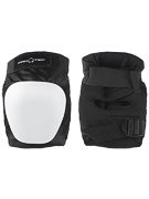 Protec Drop In Knee Pads  Black/White