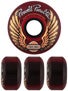Red AT Cored Wheels 60mm 80a