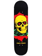 Powell Ripper Black Light Rasta Deck  8.5 x 33.5