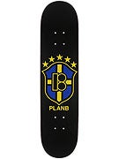 Plan B Team United Black Deck  7.5 x 31.37