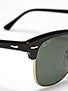 Ray Ban Clubmaster  Ebony/Arista/Crystal Green Lens