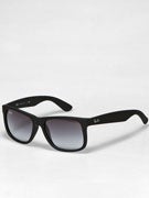Ray Ban Justin  Black Rubber/Poly Grdnt Grey Lens