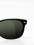Ray Ban New Wayfarer  Black/Polarized Green Lens/55mm