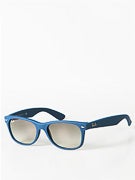 Ray Ban New Wayfarer  Lt.Blue Rubber/Gradient Lens/52mm