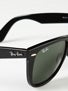 Ray Ban Original Wayfarer  Black/Crystal Green Lens/54