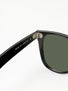 Ray Ban Original Wayfarer  Black/Crystal Green Lens/54