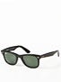 Ray Ban Original Wayfarer  Black/Polar Green Lens/50mm