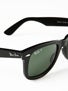 Ray Ban Original Wayfarer  Black/Polar Green Lens/50mm