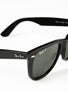 Ray Ban Original Wayfarer  Black/Polar Green Lens/54mm