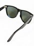 Ray Ban Original Wayfarer  Black/Polar Green Lens/54mm