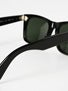 Ray Ban Wayfarer Square  Black/Crystal Green Lens