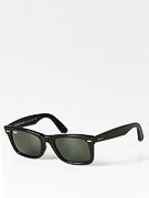 Ray Ban Wayfarer Square  Black/Crystal Green Lens