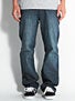 RVCA Chev Extra Stretch Denim Jeans  Rough Blue